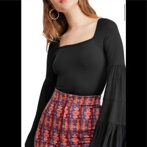 Free People Tops Free People Babetown Bell Sleeve